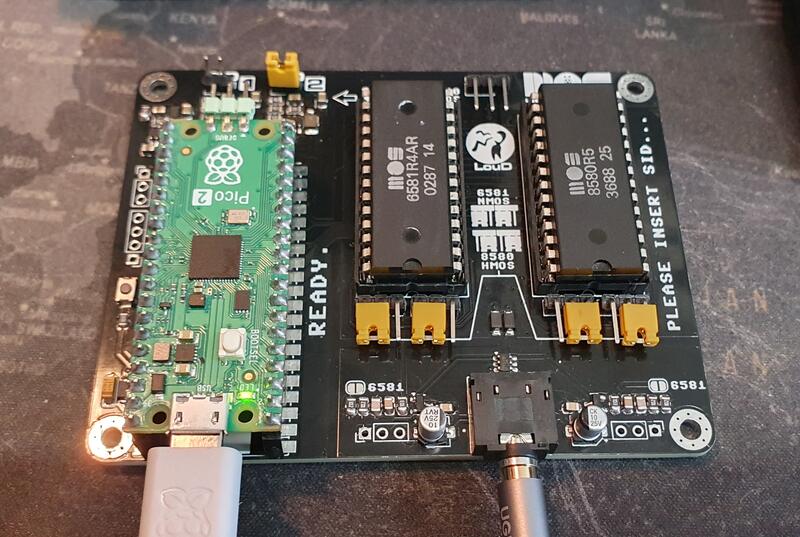 USBSID-Pico v1.3 assembled board